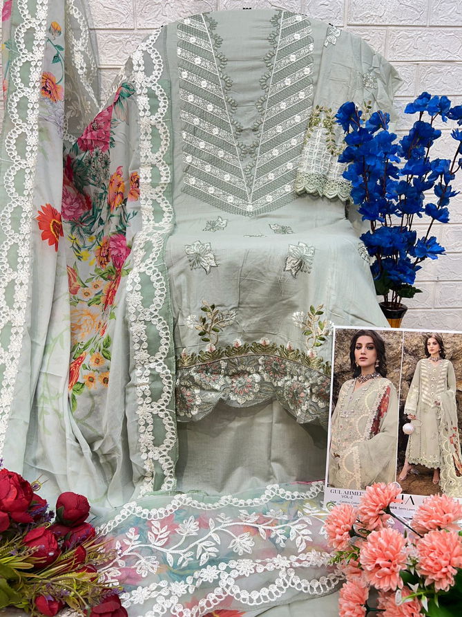 Gul Ahmed Vol 2 By Zaha A To D Cambric Cotton Pakistani Suits Wholesale Price In Surat